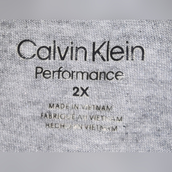 Calvin Klein Heather Gray Tee - Picture 5 of 6